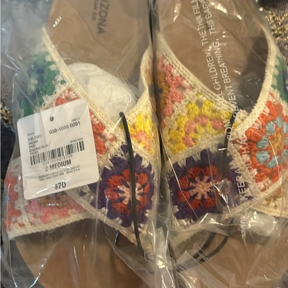 Size 9 crotchet daisy platform sandals - Picture 5 of 7